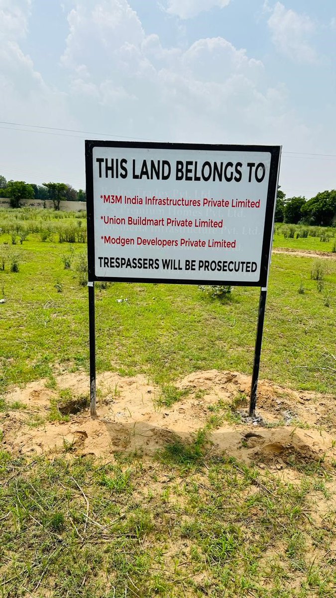 dir_ed's tweet photo. ED, Hqrs. Office has provisionally attached immovable properties in the form of land parcels, located in Gurugram , Haryana, spanning 88.29 acres and valued at Rs. 300.11 Crore belonging to M/s M3M India Infrastructures Private Ltd. under the provisions of PMLA, 2002. https://t.co/0tXXeJ7SIq