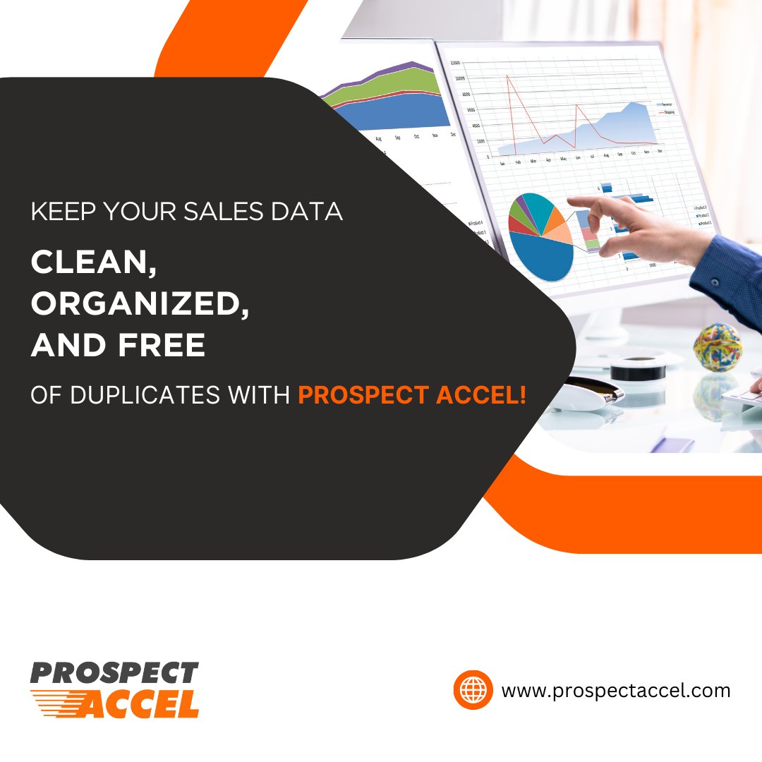 ProspectAccel's tweet image. Finding duplicate data in your #prospectlist is annoying! That&apos;s why we created a #centralizeddatabase in our #CRM that rejects repeated data and ensures that data are organized without duplication. Book a #freedemosession today with #ProspectAccel!
#EfficientCRM #SalesEfficiency