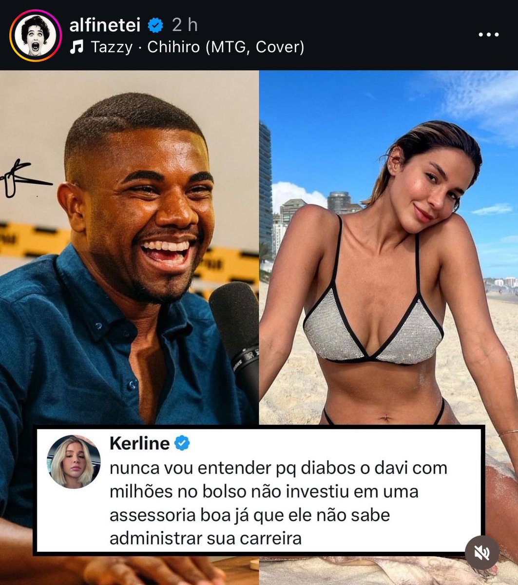 As pessoas precisam entendem que DAVI se acha acima do bem e do mal porque ganhou um reality na Globo.

Ele acha que sempre sairá ileso porque as pessoas o vão defender e por isso NÃO PRECISA de assessoria mandando nele!

E se tudo der errado, ainda tem a pauta racial pra usar!