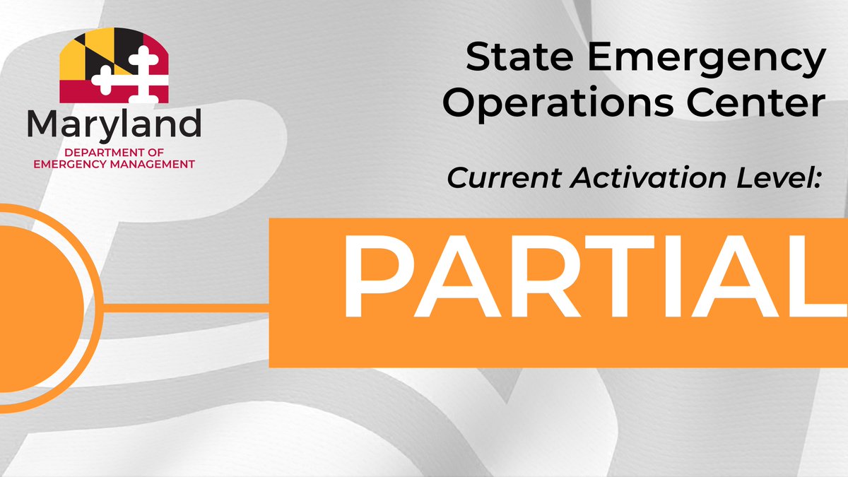 MDMEMA's tweet photo. We have activated the State Emergency Operations Center in response to the statewide Microsoft Outage. 

MDEM has increased the State Activation Level (SAL) from NORMAL to PARTIAL effective at 8:00 a.m. today, Friday July 19, 2024. https://t.co/bwW6B38Ikh