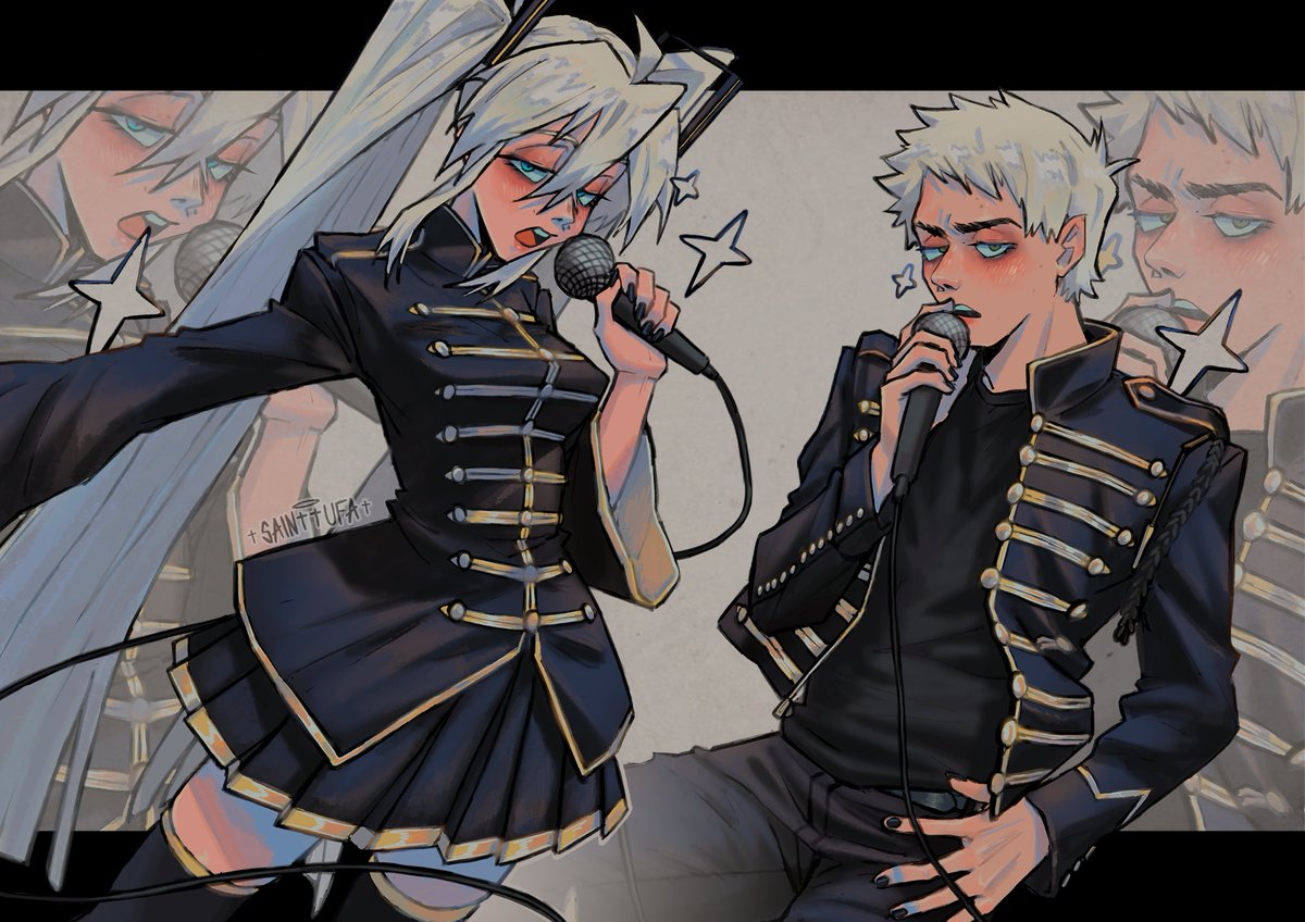 _saaanic_'s tweet photo. Hatsune Miku x My Chemical Romance https://t.co/Mw0kwwmdzs