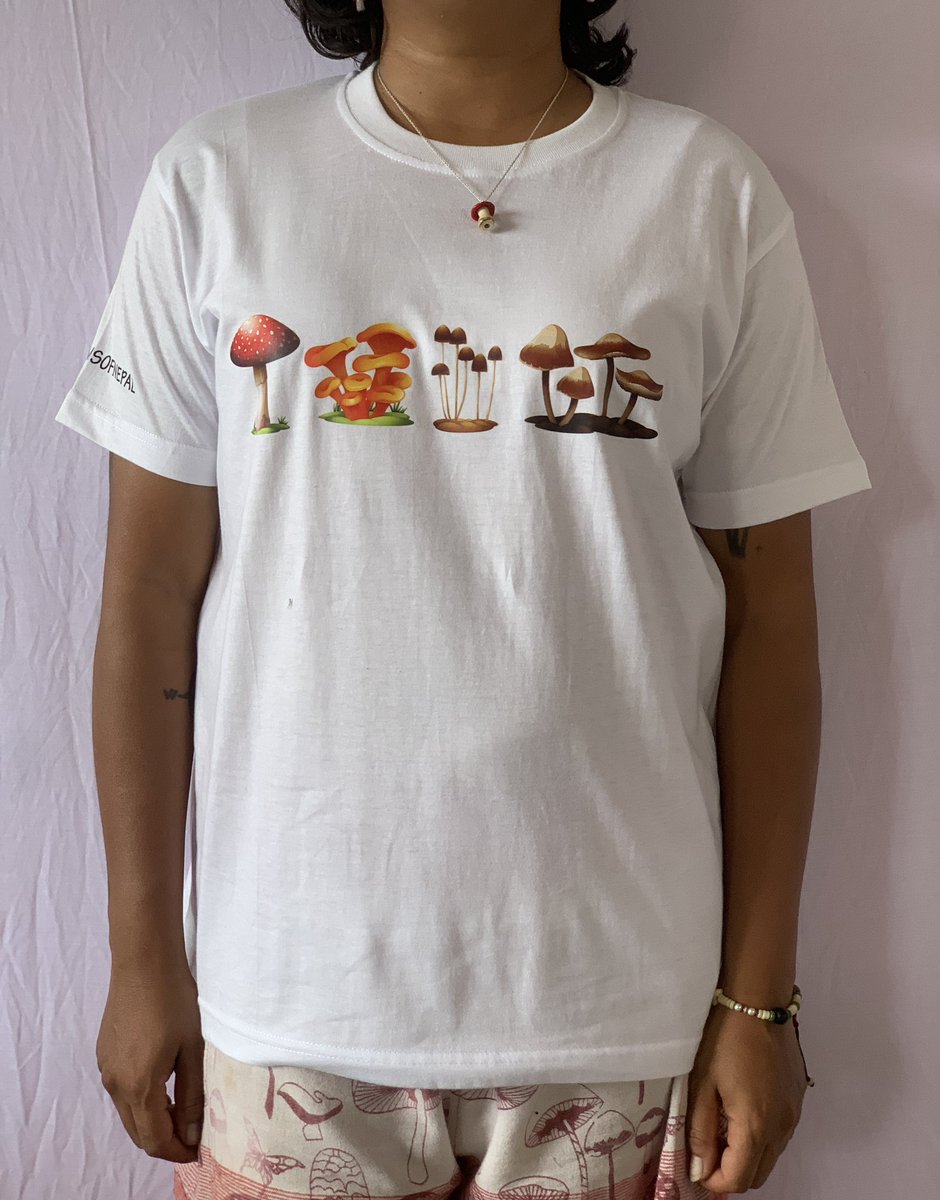 FlamesTees's tweet photo. Mushroom..one of the wonders of the world
Basic Tee Mushroom 
Available in store👍
#Mushroom #flamestees #nepal #tshirtprint #ClothingBrand #mushroomprint #mushroomsofnepal https://t.co/rv5qlUtXLZ