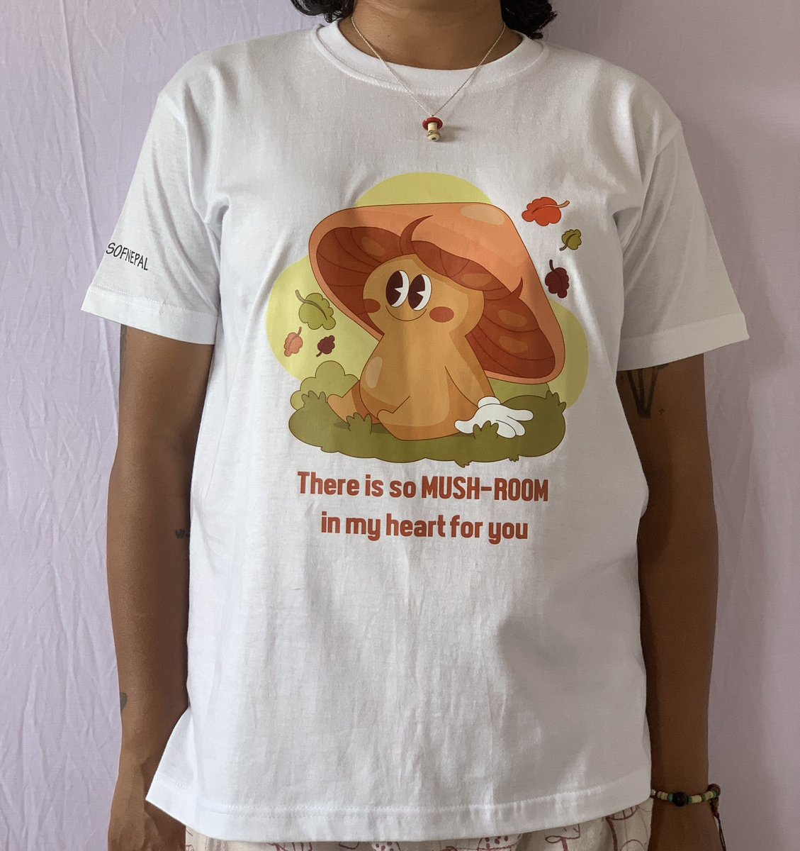 FlamesTees's tweet photo. Mushroom..one of the wonders of the world
Basic Tee Mushroom 
Available in store👍
#Mushroom #flamestees #nepal #tshirtprint #ClothingBrand #mushroomprint #mushroomsofnepal https://t.co/rv5qlUtXLZ