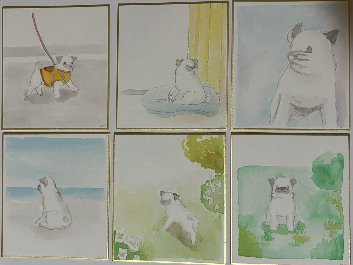このほかにもたくさん描きました。一枚一枚すべて違う絵柄です。お気に入りを見つけていただけると嬉しいです。

🍉7/25 11:00から
🍉渋谷モディ4階 
