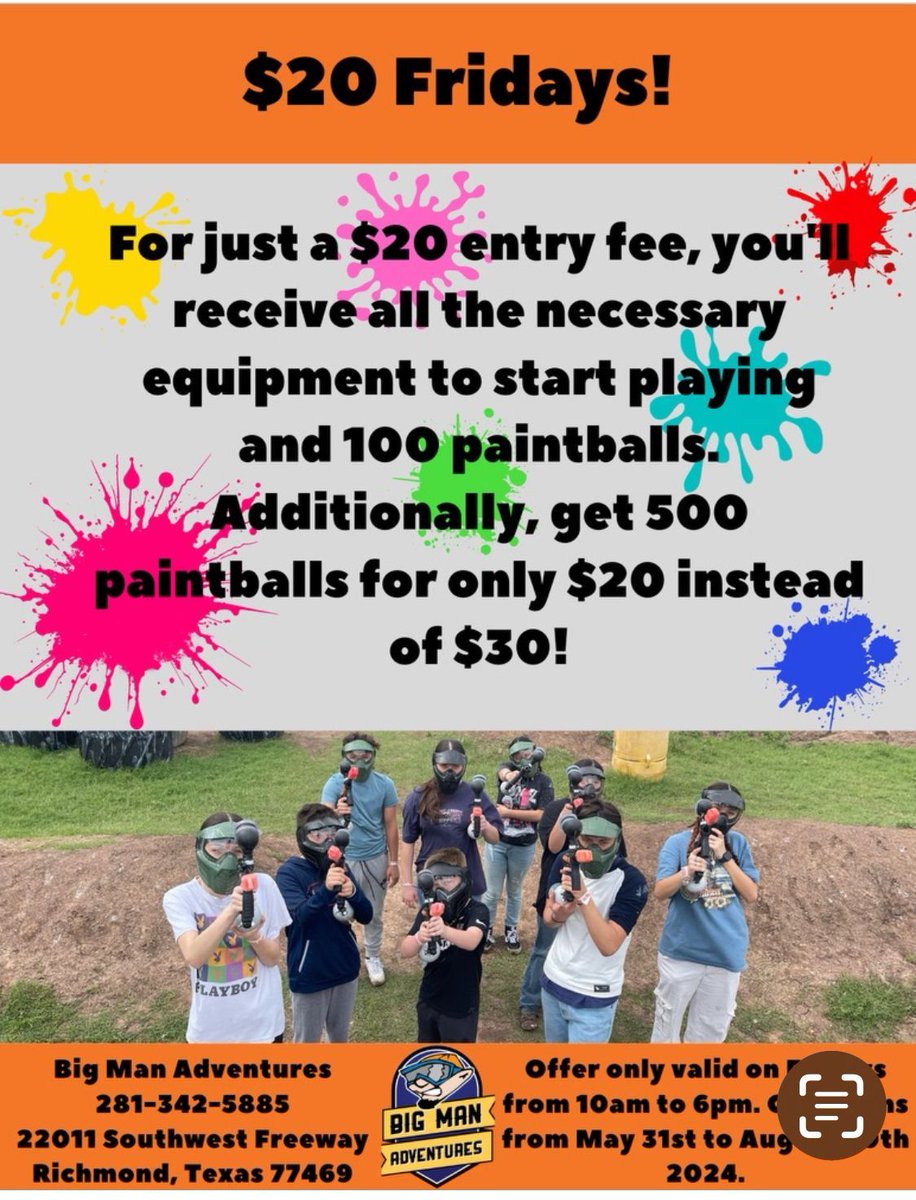 TanksPaintball's tweet image. Friday Fun Day. Enjoy your Friday with TANKS! #tankspaintball #tanksairsoft #tanksgellyball #gellyballusa #gellyusa #ghostfrogs #bbwars #defy #lancertactical #greengas #apple #fortbendtx