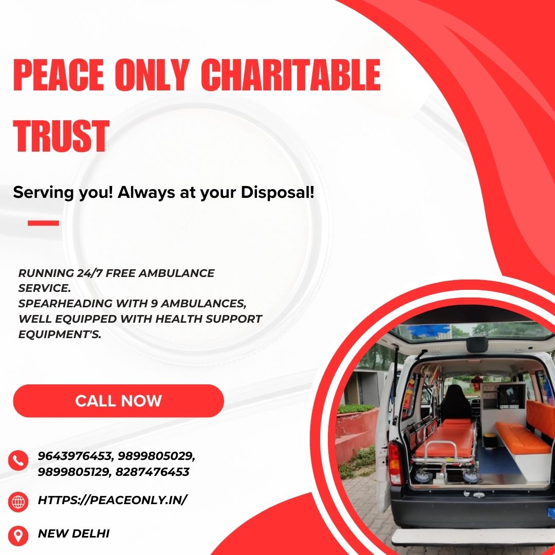 Trust_PeaceOnly's tweet photo. @Trust_PeaceOnly, since 2019, it has been our primary motive to safely transport the patients and also to provide a respectful last journey to the departed souls.🚑🚑🚑
#24x7Ambulance #AmbulanceService #EmergencySupport #EmergencyTransport #AmbulanceOnCall #RapidResponse https://t.co/BfAlLMdOXx