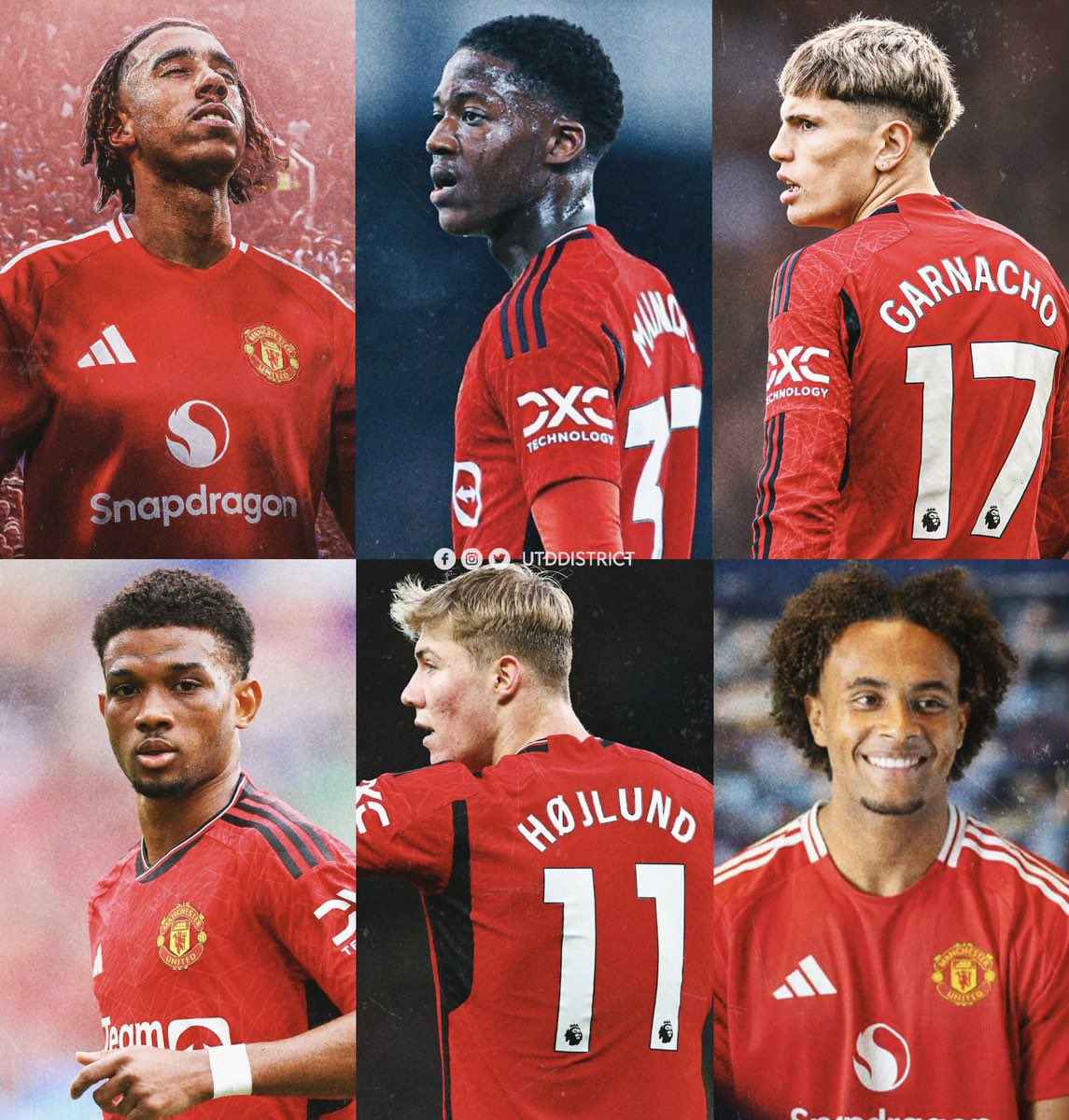 NajimMedini's tweet photo. Je trouve le projet de Manchester United plutôt excitant. Une nouvelle direction sportive prometteuse, des jeunes à fort potentiel (Mainoo, Hojlund, Garnacho, Yoro, Diallo, Zirkzee) entouré de joueurs confirmés talentueux (Fernandes, Martinez, Rashford). J’ai envie d’y croire. https://t.co/Il0tplIpmj