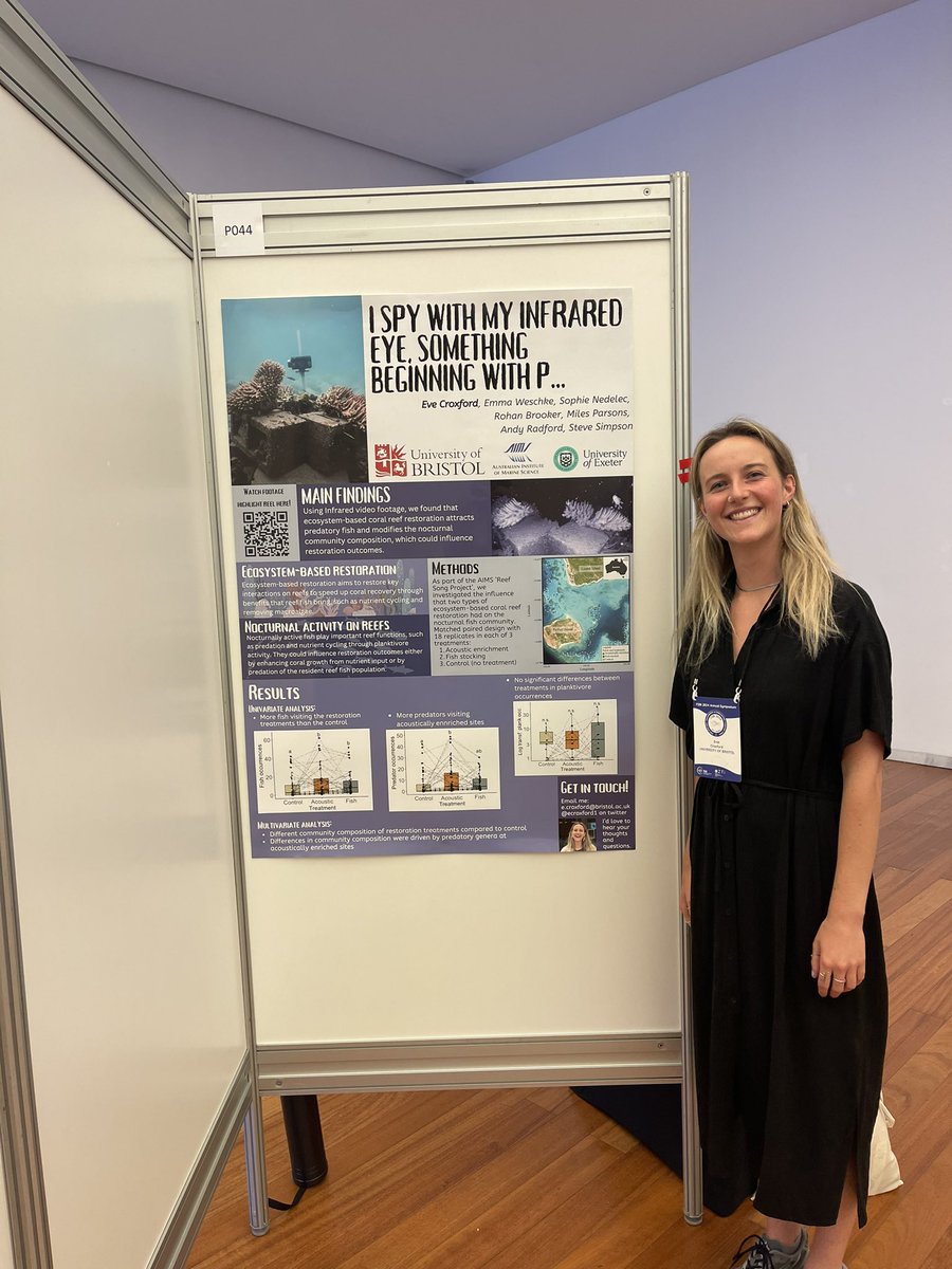 ecroxford1's tweet photo. Great week at the FSBI annual symposium, lots of new friends and connections made! Feeling inspired 🤩🐠🐟🌊 #FSBI2024 https://t.co/TjVrh9MdKm