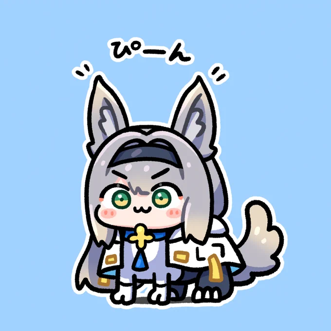 立ち耳栞葉 #栞葉書