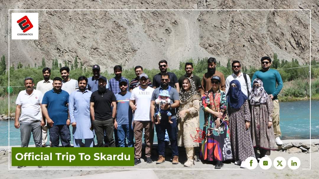 Codematics_Inc's tweet photo. From office routines to Skardu’s breathtaking peaks, the Codematics family enjoyed a refreshing escape into nature.
Our mountain getaway was a perfect blend of team bonding and exploring the great outdoors. Now we’re back to work with a refreshed mindset and new inspiration! https://t.co/PB9d5QAsIG