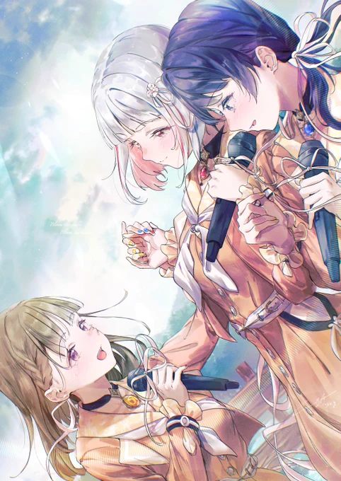 𝔹𝕝𝕠𝕠𝕞 𝕥𝕙𝕖 𝕤𝕞𝕚𝕝𝕖, 𝔹𝕝𝕠𝕠𝕞 𝕥𝕙𝕖 𝕕𝕣𝕖𝕒𝕞! #蓮ノ空美術部 