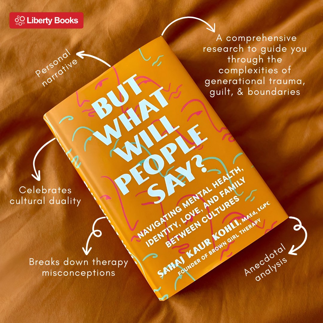 Liberty Books (@libertybooks_) on Twitter photo A paradigm-shifting book from therapist & founder of Brown girl therapy, <a href="/SahajKohli/">Sahaj Kaur Kohli</a>, offering powerful insights & guidance for multi-cultural readers to better understand, accept & nurture their mental wellbeing.
Order Now: tinyurl.com/3y376uvp
#mentalhealth #libertybooks A paradigm-shifting book from therapist & founder of Brown girl therapy, <a href="/SahajKohli/">Sahaj Kaur Kohli</a>, offering powerful insights & guidance for multi-cultural readers to better understand, accept & nurture their mental wellbeing.
Order Now: tinyurl.com/3y376uvp
#mentalhealth #libertybooks