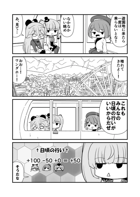 観覧車で精算された日頃の行い
#艦これ 