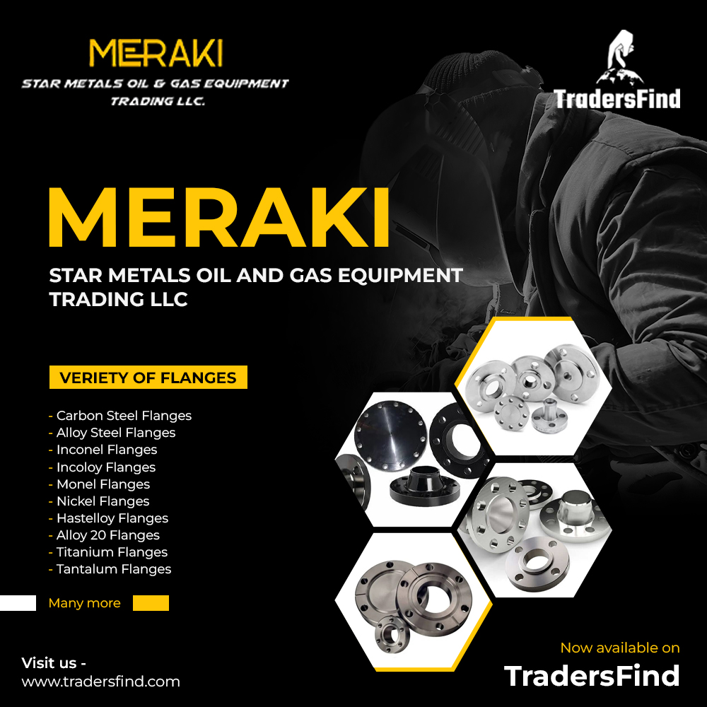 TradersFind's tweet photo. We’re overwhelmed to have  Meraki Star Metals Oil And Gas Equipment Trading LLC on our platform.🎉  
https://t.co/4YKswXK6ou  

#flanges #Metals #tradersfind #UAE #BusinessGrowth #BusinessSolutions #promotions #Oil https://t.co/K05wSJp6aV