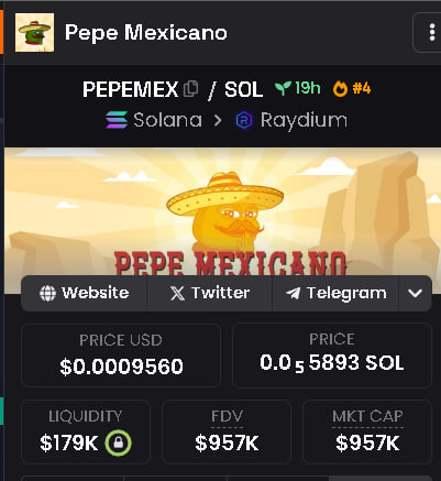 PEPEMEXICANOSOL's tweet photo. We've been in the tops for a very long time! Just a little bit more and we will take over all CEX exchanges! ❤️‍🔥

🌵ca: 8BrXa5HA5J6zHrRzitrJtSFZxj4RCvLETek58E7mcVPS

#PepeMexicano #Crypto #Solana #MemeToken https://t.co/ELjZ5Qz72J
