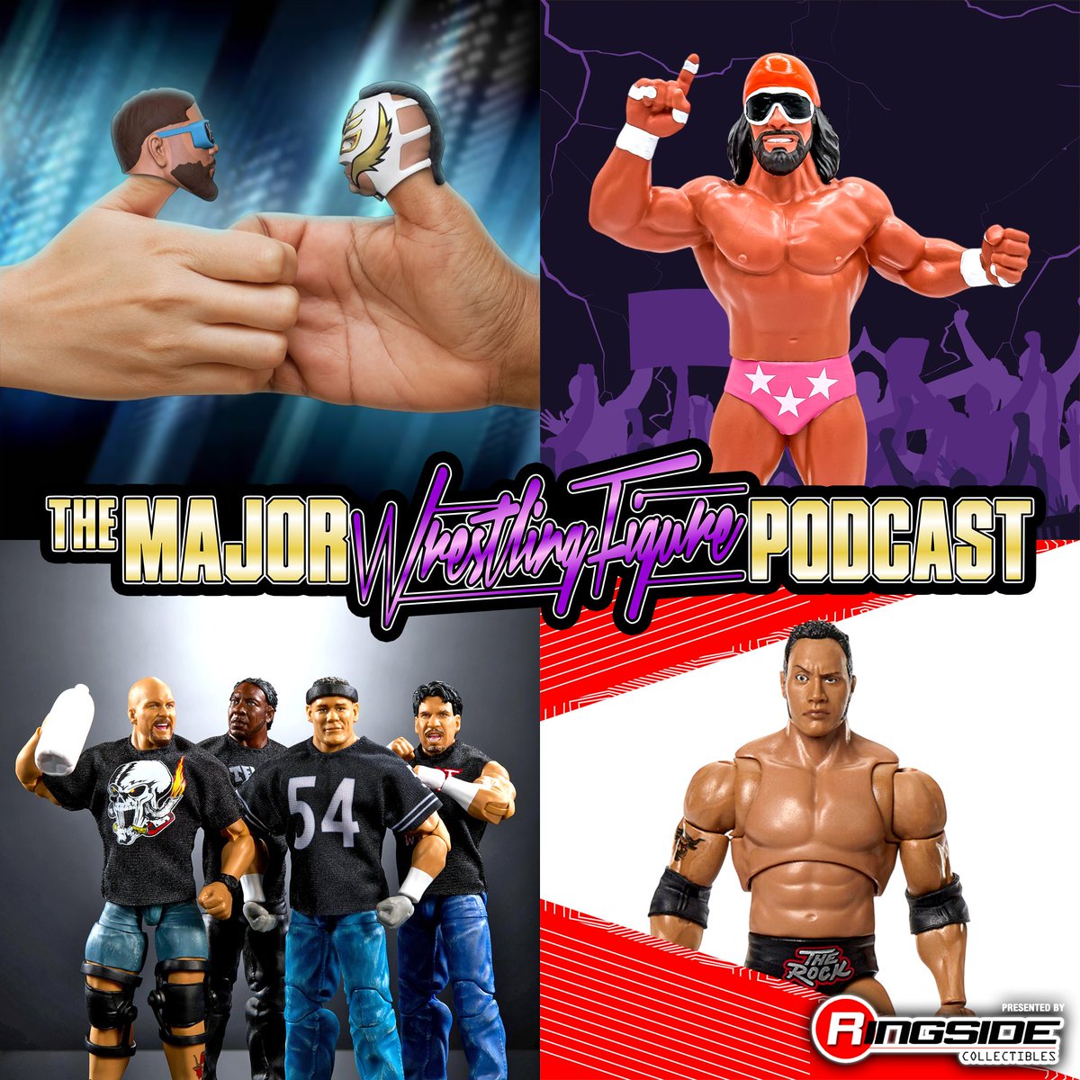 MajorWFPod's tweet photo. DOWNLOAD THE LATEST EPISODE OF @MajorWFPod!

@TheMattCardona, @Myers_Wrestling, &amp; @MarkSterlingEsq discuss @wowstuff WWE Thumb Wars, #BigRubberGuys Pink Trunks Macho Man, @Mattel @Target SmackDown set, Ultimate Greatest Hits @TheRock, &amp; more!

RP TO ENTER TO WIN @RingsideC PRIZE! https://t.co/5UhZjCQ6H3