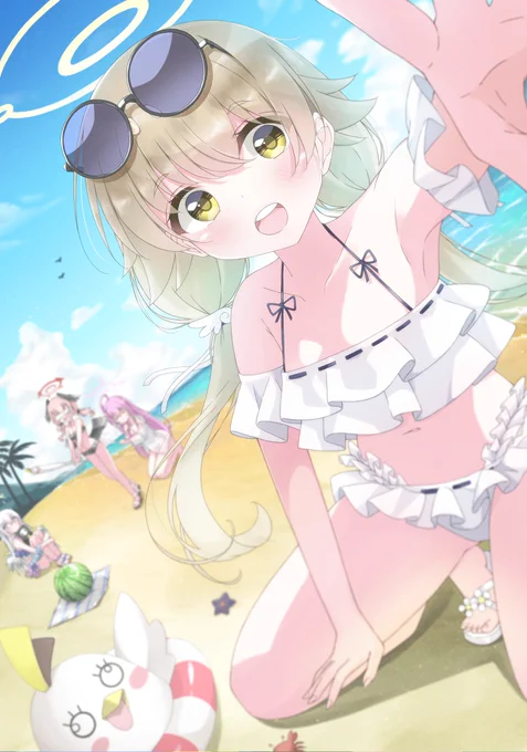 「撮りますよー!」 #ブルアカ #ヒフミ