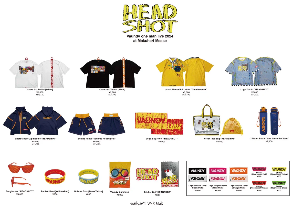 Vaundy バウンディ 「HEADSHOT 」Tシャツ L Vaundy_ART Work Studio on X: 