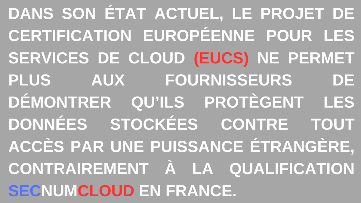SouveraineTech's tweet image. Vous êtes directeur cybersécurité, RSSI, DSI... ?
La @CNIL a un petit message pour VOUS.
#EUCS #SNC #SECNUMCLOUD @ANSSI_FR 
cnil.fr/fr/cloud-les-r…