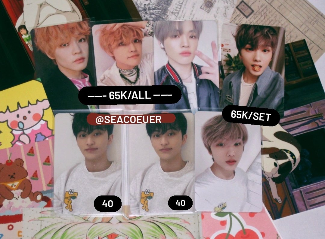 wts aab nct dream! price inc all!
dom medan, bisa req svid!
all in good condition, detail? dm!

t. lfb chenle jisung mark lee