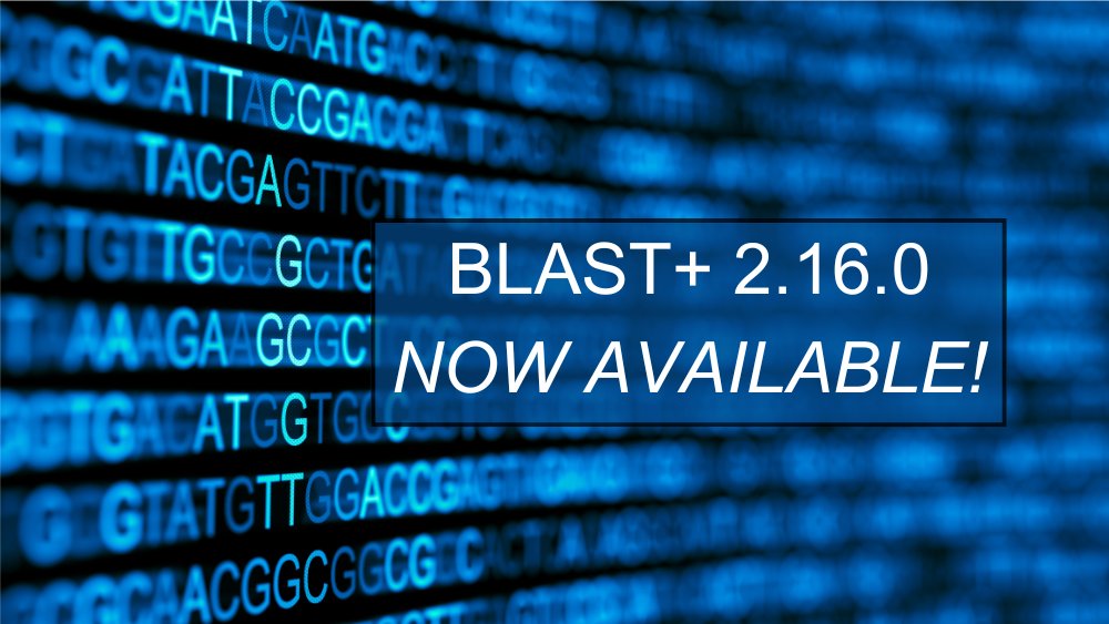 NCBI's tweet image. BLAST+ v2.16.0 is now available! This release includes improvements to blastp, blastx, and psiblast; universal macos installers and binaries; improved error handling and updated documentation. Learn more: ow.ly/KvPm50SFm53
