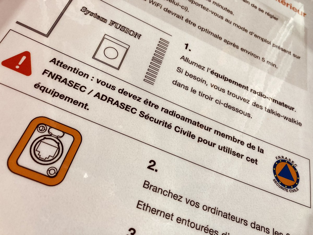 F4IMT's tweet photo. La #resilience des tĂ©lĂ©communications en situation de crise, câest avec les #radioamateurs
#PCS #SecCivNum https://t.co/e4NhqG14Jv