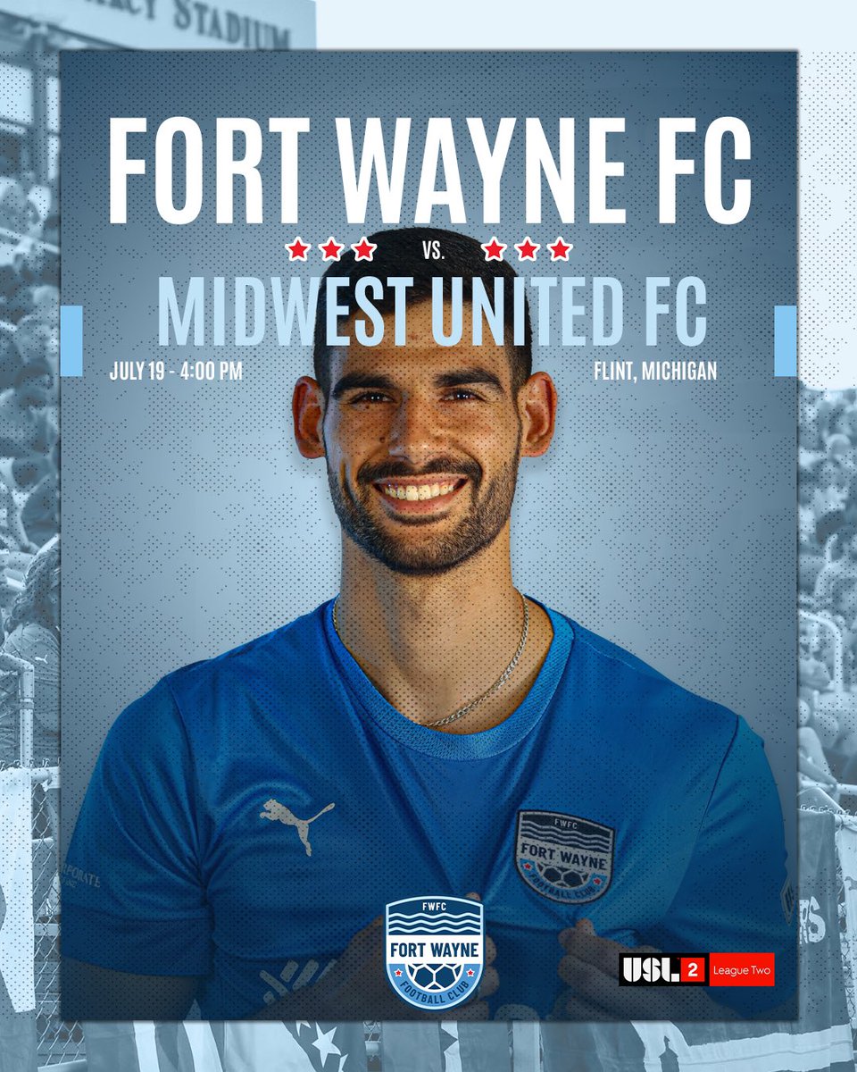 🚨PLAYOFF MATCHDAY🚨

🆚 Midwest United FC
⏰ 4:00pm
📍 Flint, Michigan