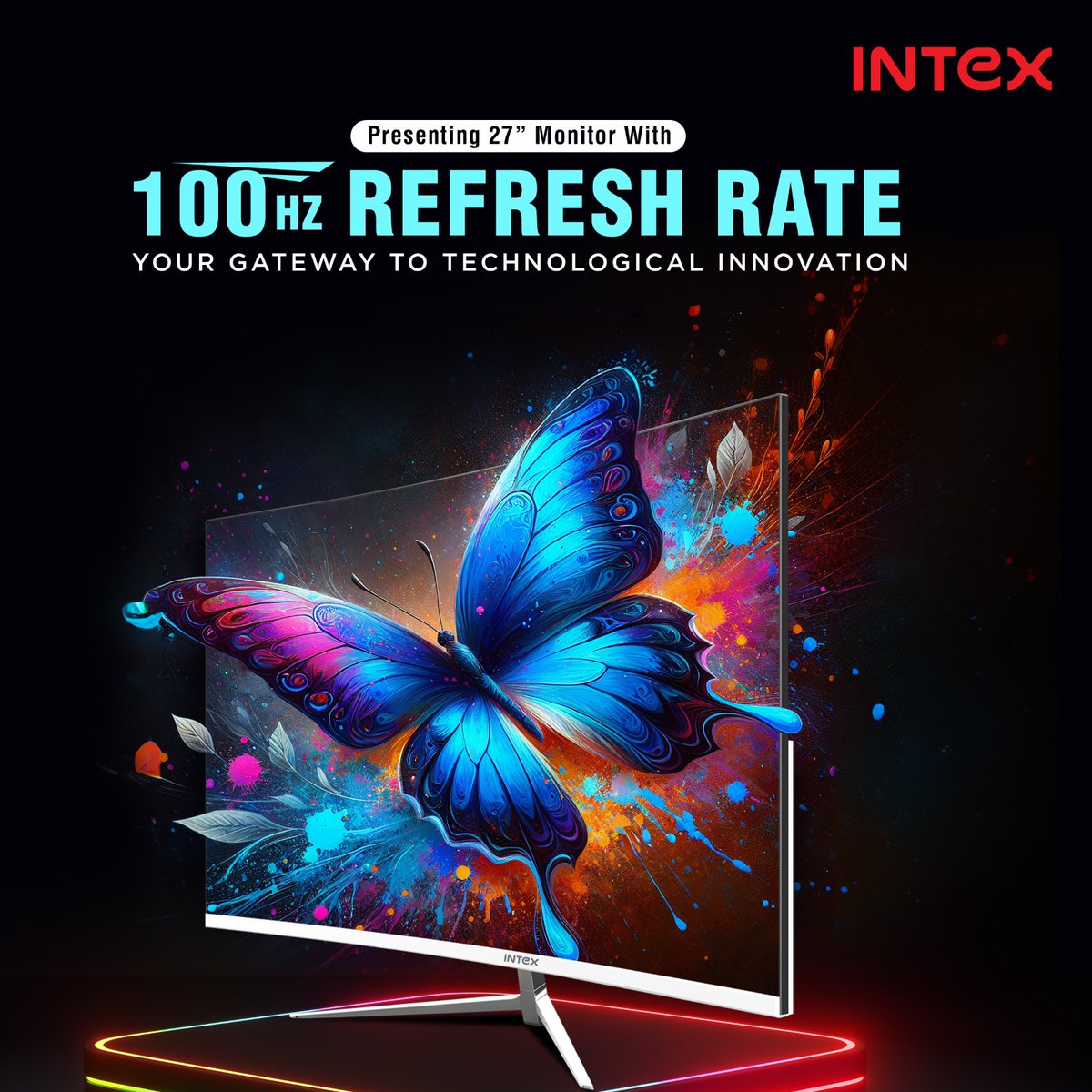IntexBrand's tweet photo. Dive into breathtaking visuals with our 27" Curved & Flat Monitor! Frameless Full HD, built-in speakers, AND a game-changing 100Hz refresh rate for ultra-smooth action. ✨
#CurveMonitor #FlatMonitor #GamingMonitor #GamingSetup #Monitor27Inch #Intex #IntexGenNxt https://t.co/FnwRY2zQCG
