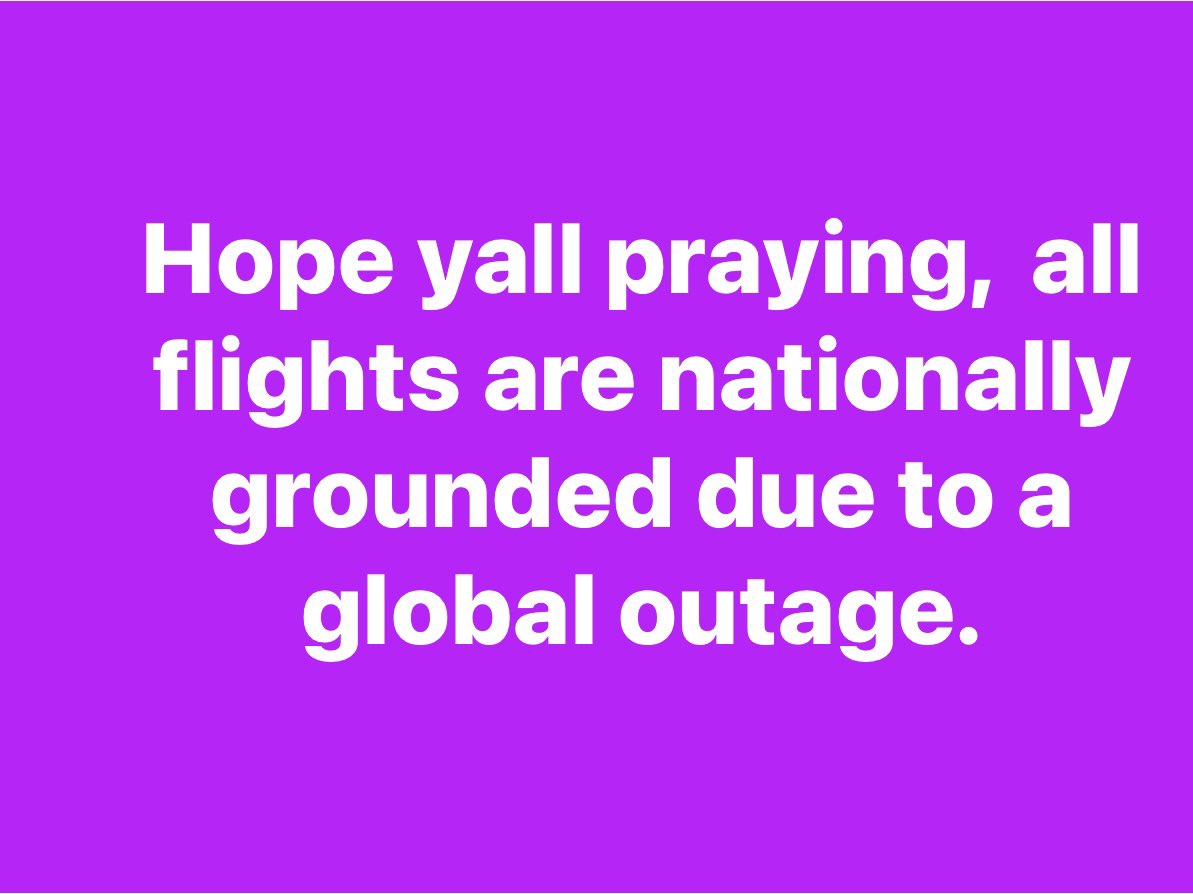 dawnarlene39's tweet photo. #Pray #Flights #outage https://t.co/zSeRdVg8km