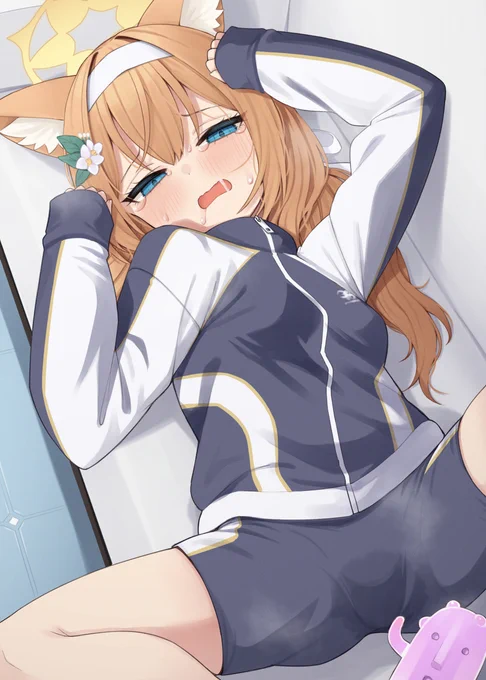 くま乳業さん()のブルアカ #トロ顔合同 に表紙と1Pのイラストで参加させて頂きました体マリーと水ウイを思う存分とろとろにとかしましたよろしくお願いします! 
