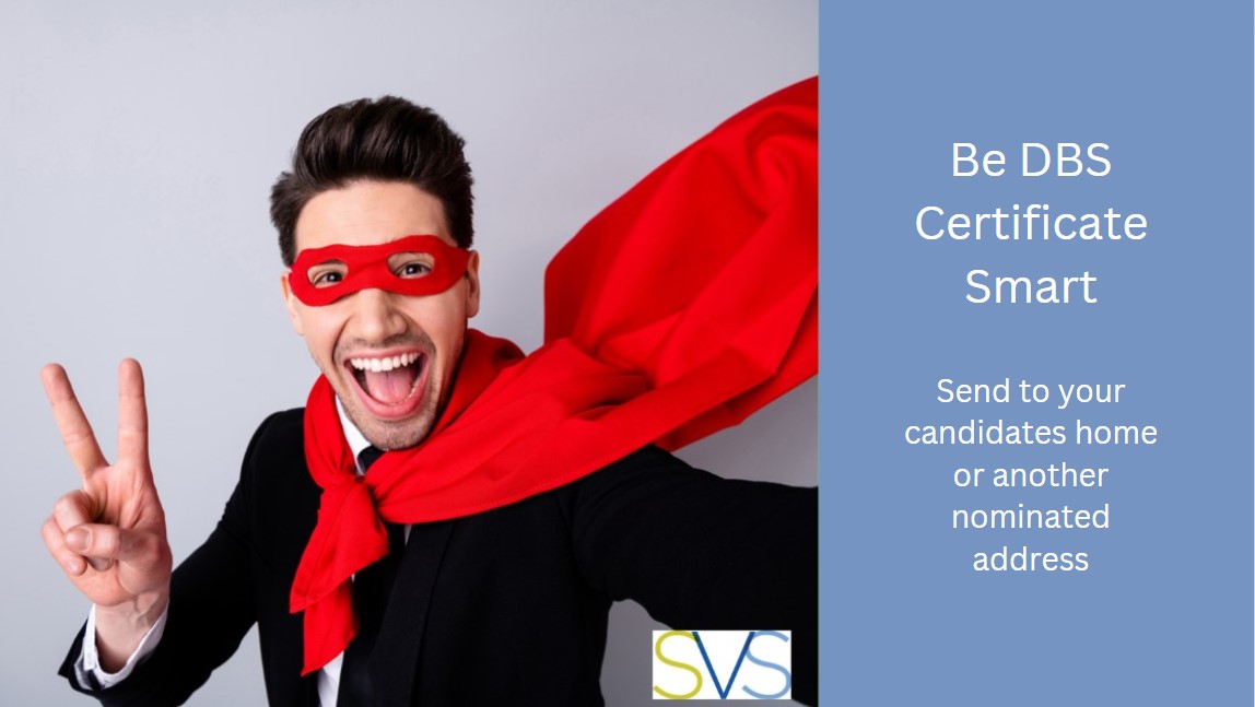 Use our Basic Disclosure DBS Platform and get the certificate sent to your Candidate’s home address or another nominated address. Yes its that clever - why not have a go? 
bit.ly/3FWDhiR
#security #criminalrecordchecks