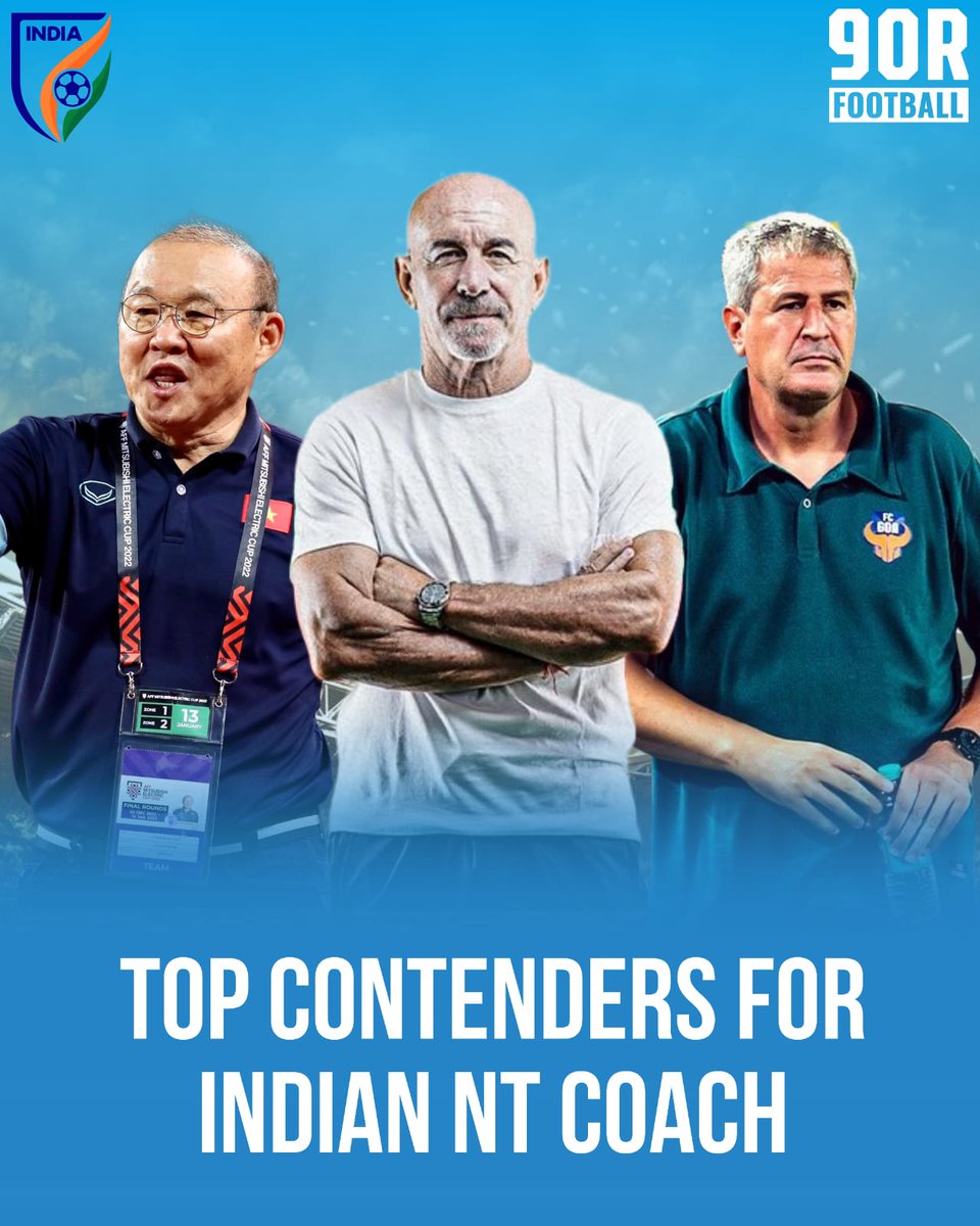 FootyIndian_'s tweet photo. Top contenders for NT coach position

🔸Antonio Habas 🇪🇦
🔸Manalo Marquez 🇪🇦
🔸Park hang seo 🇰🇷

Who would you like to see?

#IndianFootball https://t.co/Cd7XsN6hBT