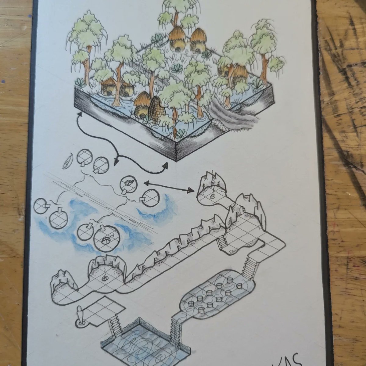 KennedyShenberg's tweet photo. #isometricfantasy #isometric #isometricmaps #isometricadventuremaps #maps #art #fantasymaps #fantasycartography #fantasyadventure #adventures
Freebe this only took 2 hours
A little monster village in a swampy trail. https://t.co/GFQasBYnmy