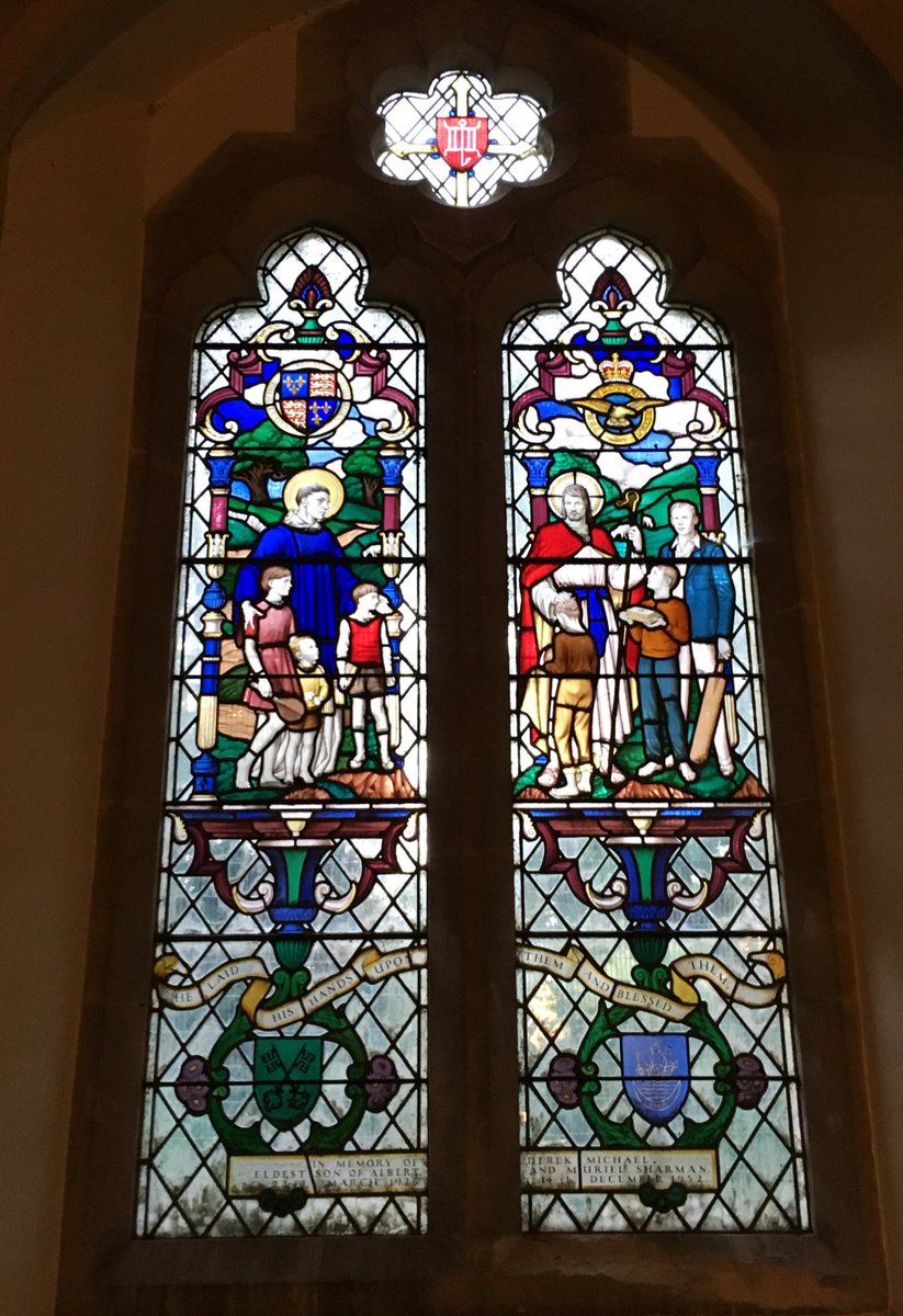 We are looking forward to tomorrow’s fixture vs Hammer Bottoms at Lurgashall. 12:30 start. Weather sat fair ☀️ The church next to the cricket ground has not one, but two cricketing stained glass windows. Here’s one of them, <a href="/parksidebakers/">Trevor Baker</a> will be very interested.