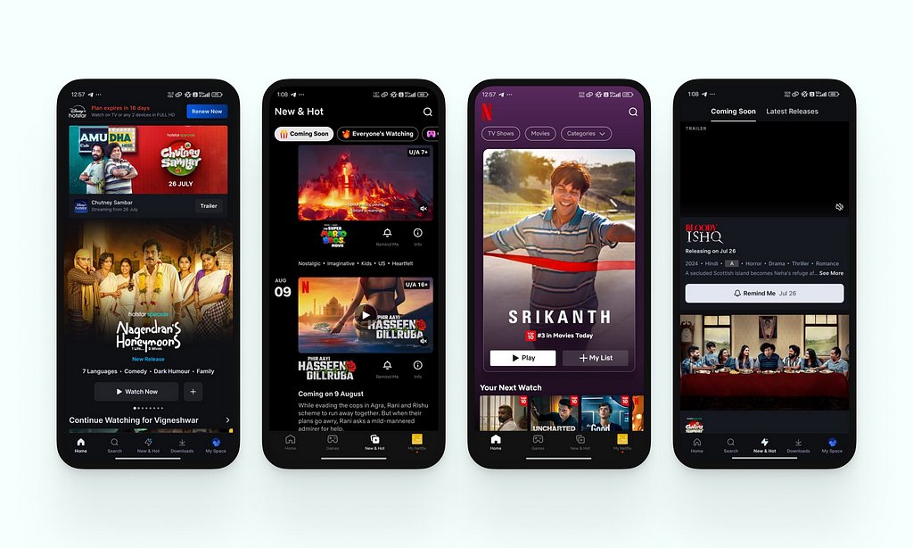 Let’s Breakdown the “New &amp; Hot” Section on Netflix &amp; Hotstar. uxuivignesh ift.tt/YsjqPhE