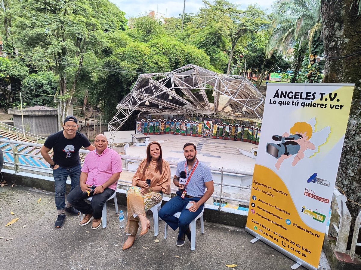 angelestelev's tweet photo. #EnVivo 🇱🇹 Concejales opinan sobre el deterioro de la infraestructura del Parque Centenario de Ibagué. Estamos desde la Concha Acústica Garzón y Collazos. ¿Qué va a pasar con el emblemático escenario cultural? #Opine #LosLeemos
https://t.co/3Kt2aHNYJe https://t.co/tKGM15bk46