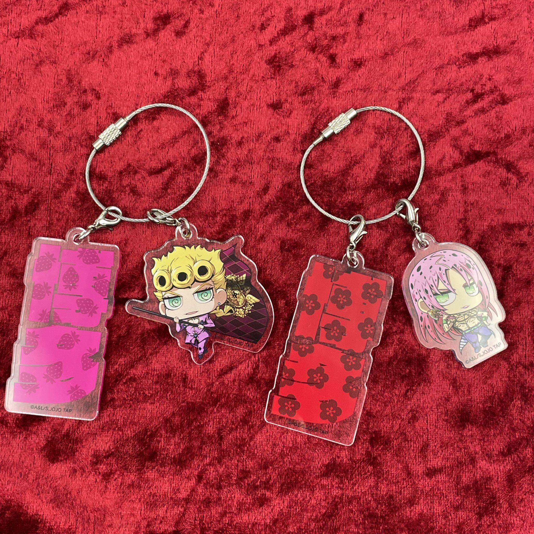 ジョジョワールド　ワイヤーキーホルダー　全9種セット 原作　ジョジョ ワイヤーキーホルダー フルコンプ全9種 セット 原作『THE JOJO