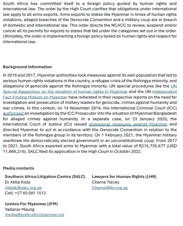 Follow_SALC's tweet photo. @JusticeMyanmar @PVamplify Full joint press statement by @Follow_SALC @LHR_SA @JusticeMyanmar available here: https://t.co/ydniZbj0Bf https://t.co/ySOwwGlY20