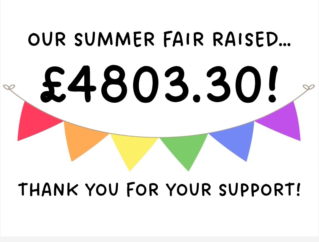 Thank you so much to <a href="/PTASTM/">Friends of St. Thomas More RC Primary School</a> for all the work with the summer fair.  The total just in......