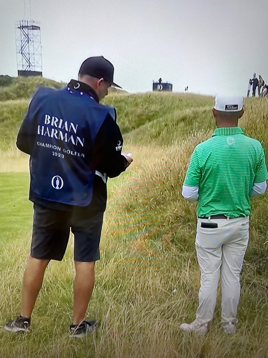 We spotted this at the Open earlier in the week

Nice touch from the The R&amp;A for Brian Harman's caddy to sport such a unique bib

#TheOpenChampionship