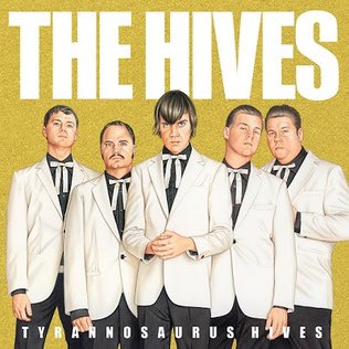 TheHives's tweet photo. Well, Happy 20th birthday Tyrannosaurus Hives!!! 

This was the album we made after international acclaim rock star superstardom was a fact! Raise your glass and salute the T-Hive and enjoy these historically correct photos from the time of the era when it all went down. https://t.co/RBgyMS99cJ
