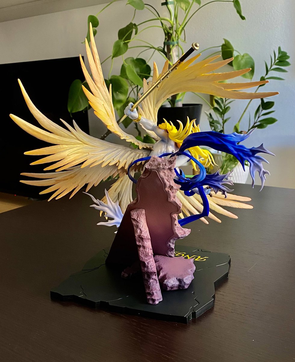 _Aklu_'s tweet image. La bombetta è arrivata 🥹
Sono due anni che lo cercavo, ci sono pochi pezzi in giro e costicchiano, ma finalmente me ne sono riuscito ad accaparrare uno 😍. Non mi sono tremate mai così tanto le mani mentre lo assemblavo. #Digimon #angemon