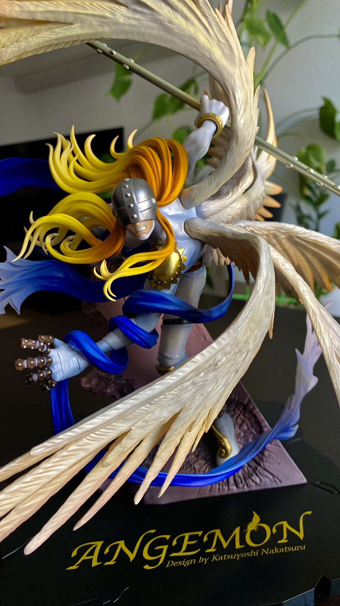 _Aklu_'s tweet image. La bombetta è arrivata 🥹
Sono due anni che lo cercavo, ci sono pochi pezzi in giro e costicchiano, ma finalmente me ne sono riuscito ad accaparrare uno 😍. Non mi sono tremate mai così tanto le mani mentre lo assemblavo. #Digimon #angemon