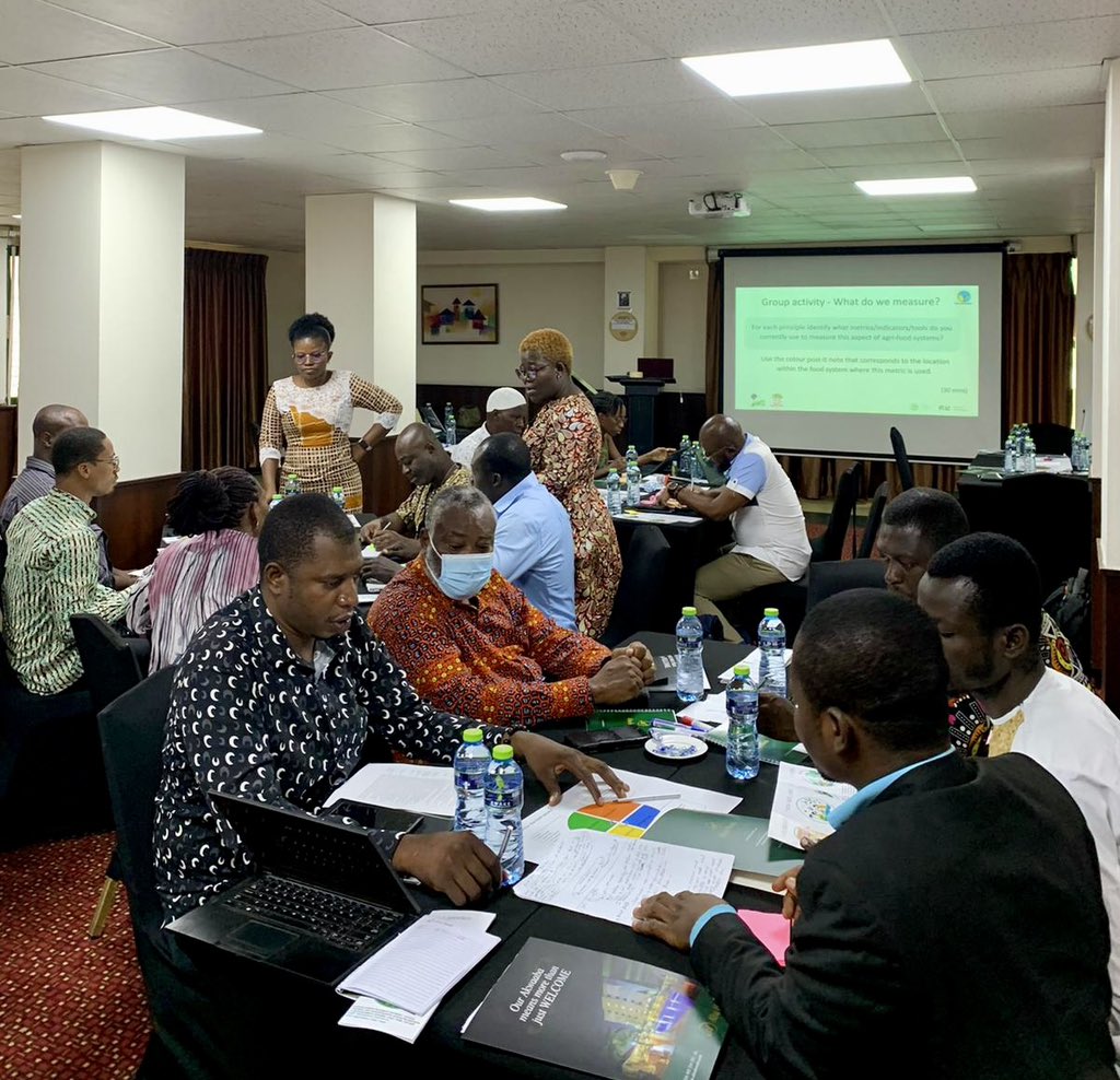 farmradiogh's tweet photo. Our team attended the Workshop on Holistic Assessment for Food Systems Transformation in Accra! Proud to represent Farm Radio Ghana to share insights, identify priorities, and explore solutions for sustainable food systems in Ghana. https://t.co/Ignx8zKtKs