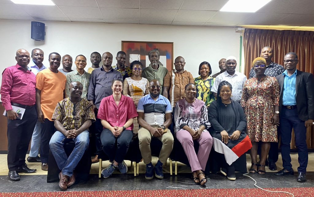 farmradiogh's tweet photo. Our team attended the Workshop on Holistic Assessment for Food Systems Transformation in Accra! Proud to represent Farm Radio Ghana to share insights, identify priorities, and explore solutions for sustainable food systems in Ghana. https://t.co/Ignx8zKtKs
