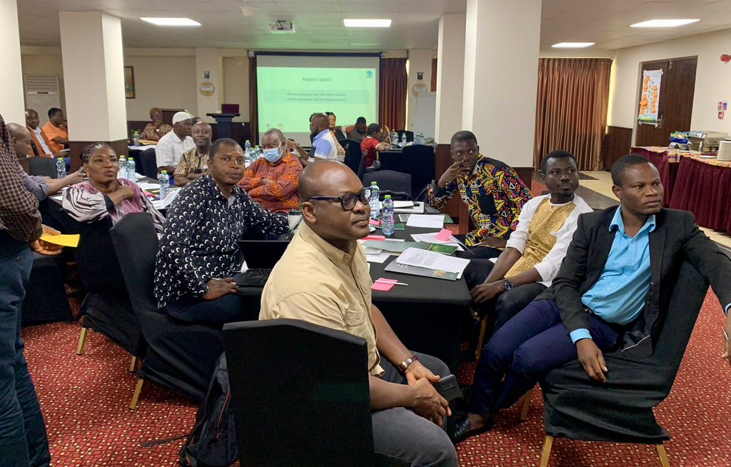 farmradiogh's tweet photo. Our team attended the Workshop on Holistic Assessment for Food Systems Transformation in Accra! Proud to represent Farm Radio Ghana to share insights, identify priorities, and explore solutions for sustainable food systems in Ghana. https://t.co/Ignx8zKtKs