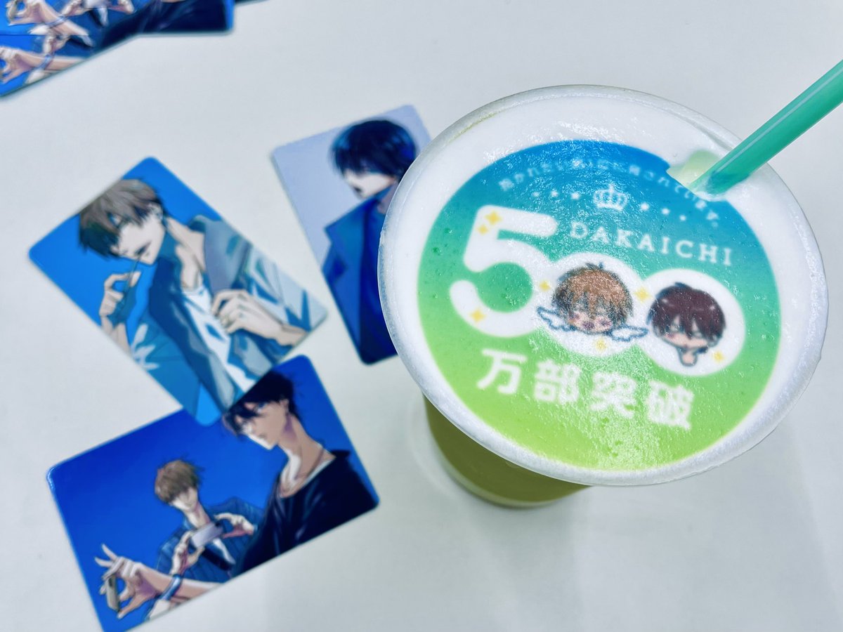 だかいち　グラッテ　ビーボーイ　アクリルコースター　桜日梯子 グラッテは9/1まで！ わたくしは抹茶ラテをいただきました
