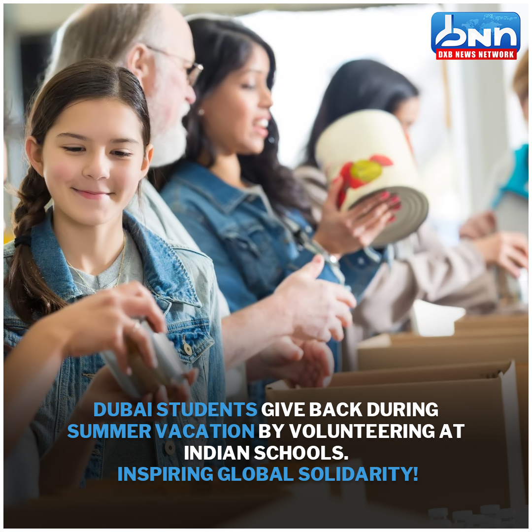 dxbnewsnetwork's tweet image. Dubai student volunteers at Indian school over summer break, making a difference and gaining valuable experience.
.
Read Full News: dxbnewsnetwork.com/dubai-student-…
.
#EducationalInitiative #CommunityService #KeralaSchools #StudentVolunteers #breakingnews #headlines