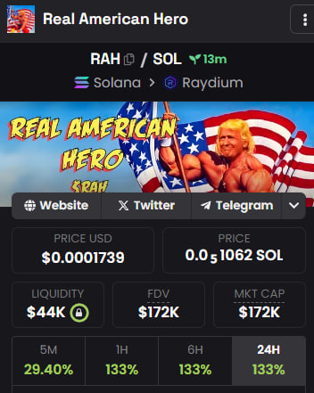 RealAmecicanH's tweet photo. $RAH updated DEXSCREENER socials and soon He will land the Hot trends

TASweQGT9FtkVTuuwswYBpTT19T6vfKwv1uaZx2pump

https://t.co/pHKPJEq6lv https://t.co/bInx5vnFLL