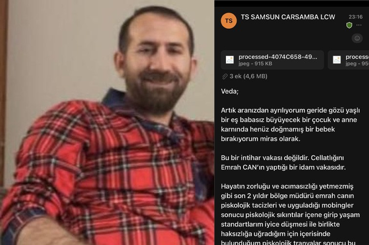 muratbeyazz's tweet photo. Samsun’un LC Waikiki mağazasında reyon yönetici olarak çalışan Muhammed Yavuz uğradığı baskı ve mobbing nedeniyle intihar ettiği iddia edildi.

Yavuz intihar etmeden önce gönderdiği mail ile yöneticisi olan kişi hakkında, "Bu bir intihar vakası değildir. Cellatlığını Emrah Can'ın yaptığı bir idam vakasıdır" ifadelerini kullandı.

Bir çocuğu olduğunu ve eşinin ikinci çocuklarına hamile olduğunu yazan Yavuz, "Artık aranızdan ayrılıyorum. Geride gözü yaşlı bir eş, babasız büyüyecek bir çocuk ve anne karnında henüz doğmamış bir bebek bırakıyorum miras olarak" dedi.🔗(Evrensel)

Şimdi, @LCWaikiki bahsi geçen bölge müdürünüz ile ilgili bir açıklama yapacak mısınız? Bir insanın canına kast edecek derecede ileri giden kişileri yönetici sıfatıyla barındırmaya devam edecek misiniz?
